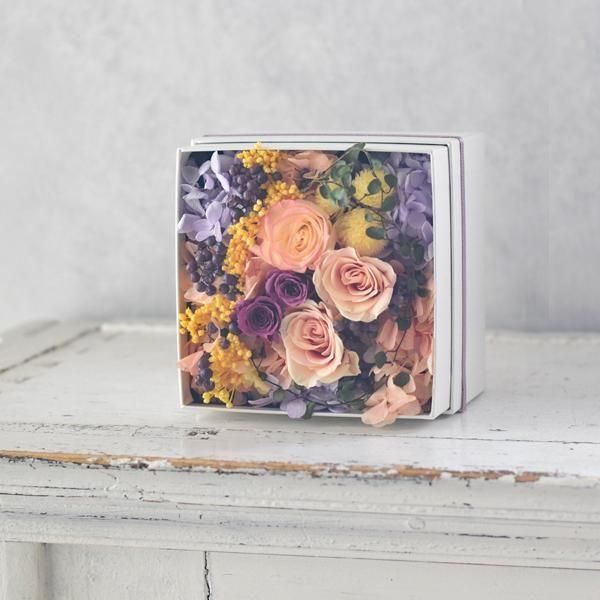 【美品】Cool Breeze プリザーブドフラワーボックス Cool Breeze（クール ブリーズ）