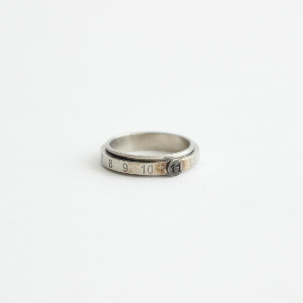 マルジェラ slim ring 指輪 ロゴ スリム リング sizeM 21SS www