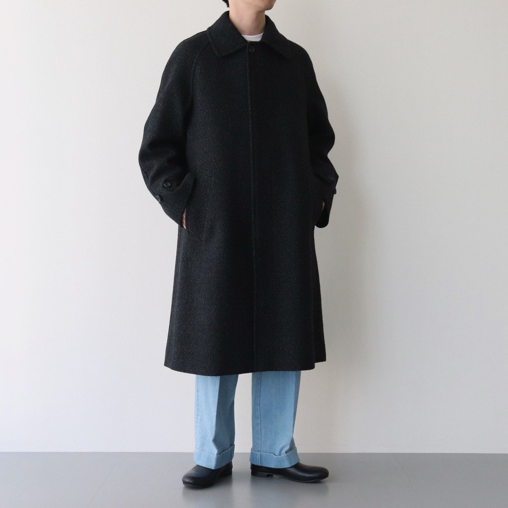 桜舞う季節 phlannelフランネルArles Wool Tweed Coatコート