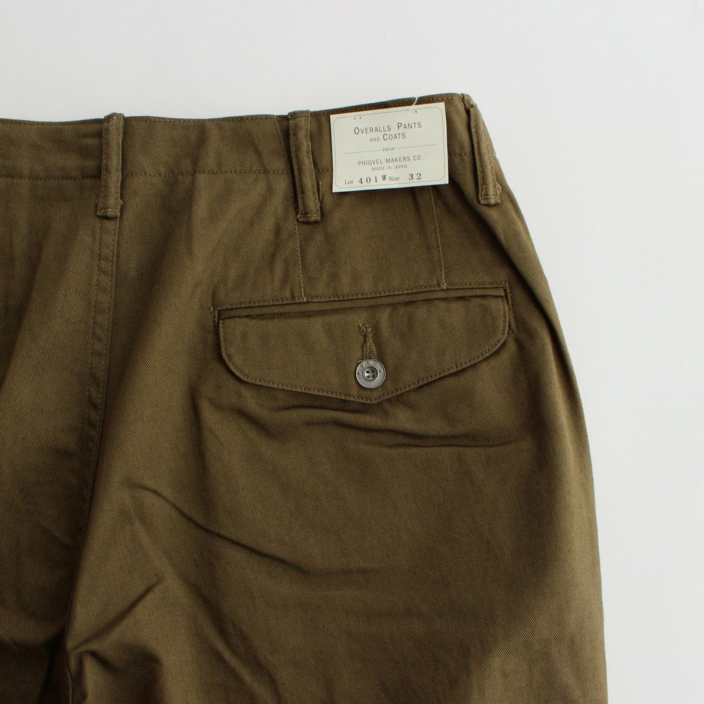 美品 PHIGVEL MAKERS OFFICER TROUSERS - 通販 - pinehotel.info