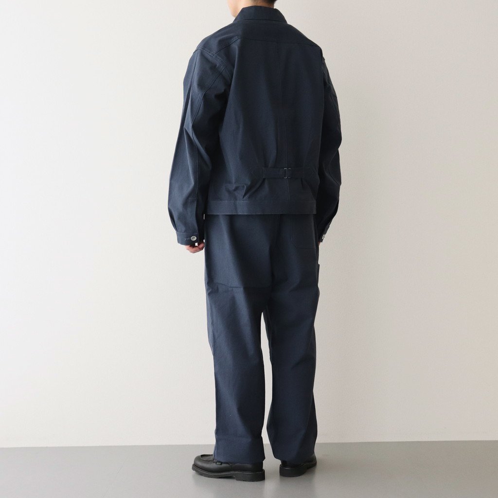 PHIGVEL MAKERS & Co. / CANVAS SHORT BLOUSON FRENCH NAVY