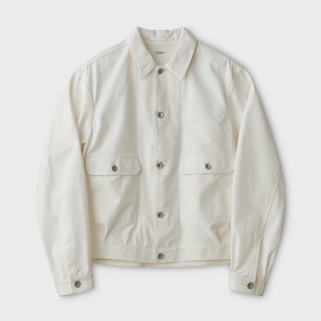 PHIGVEL MAKERS & Co. / CANVAS SHORT BLOUSON OFF WHITE