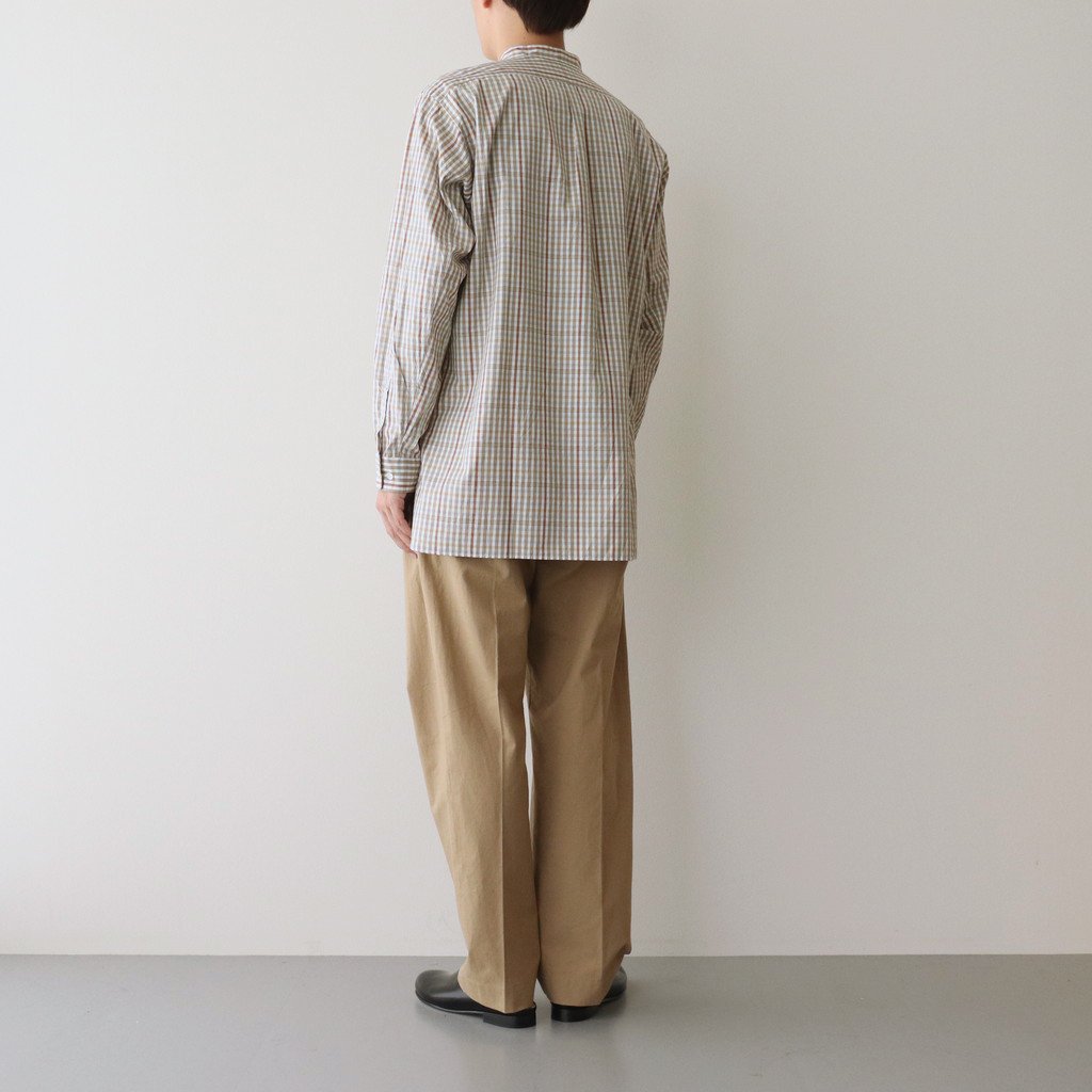 PHIGVEL Band Collar Long Shirt フィグベル シャツ