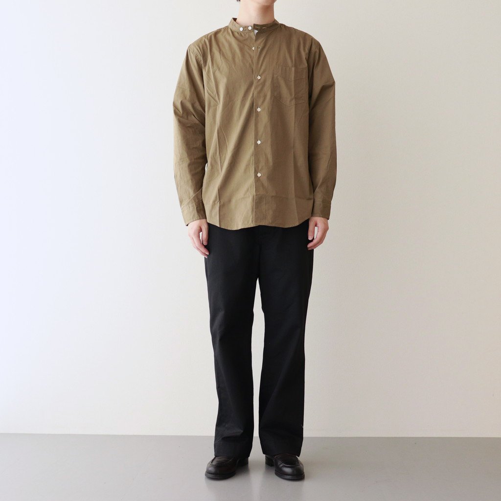 PHIGVEL Band Collar Long Shirt フィグベル シャツ