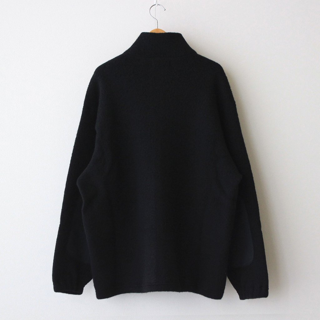 marka / ZIP UP CARDIGAN BLACK