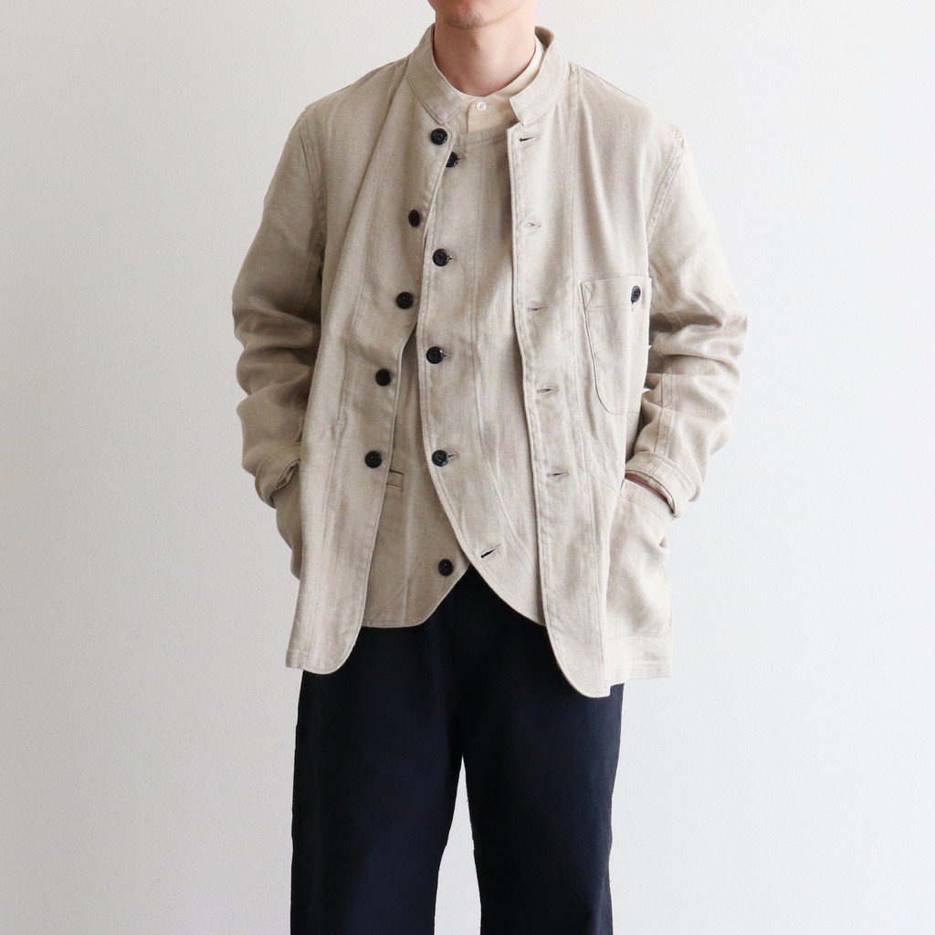 マテリオ▽ 21SS FRENCH rb LINEN WORK オーバーサイズ 春夏 リネン