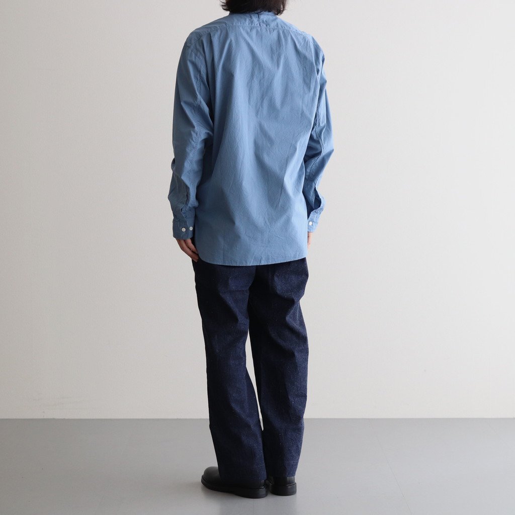 PHIGVEL MAKERS & Co. / OFFICER TROUSERS WIDE INDIGO