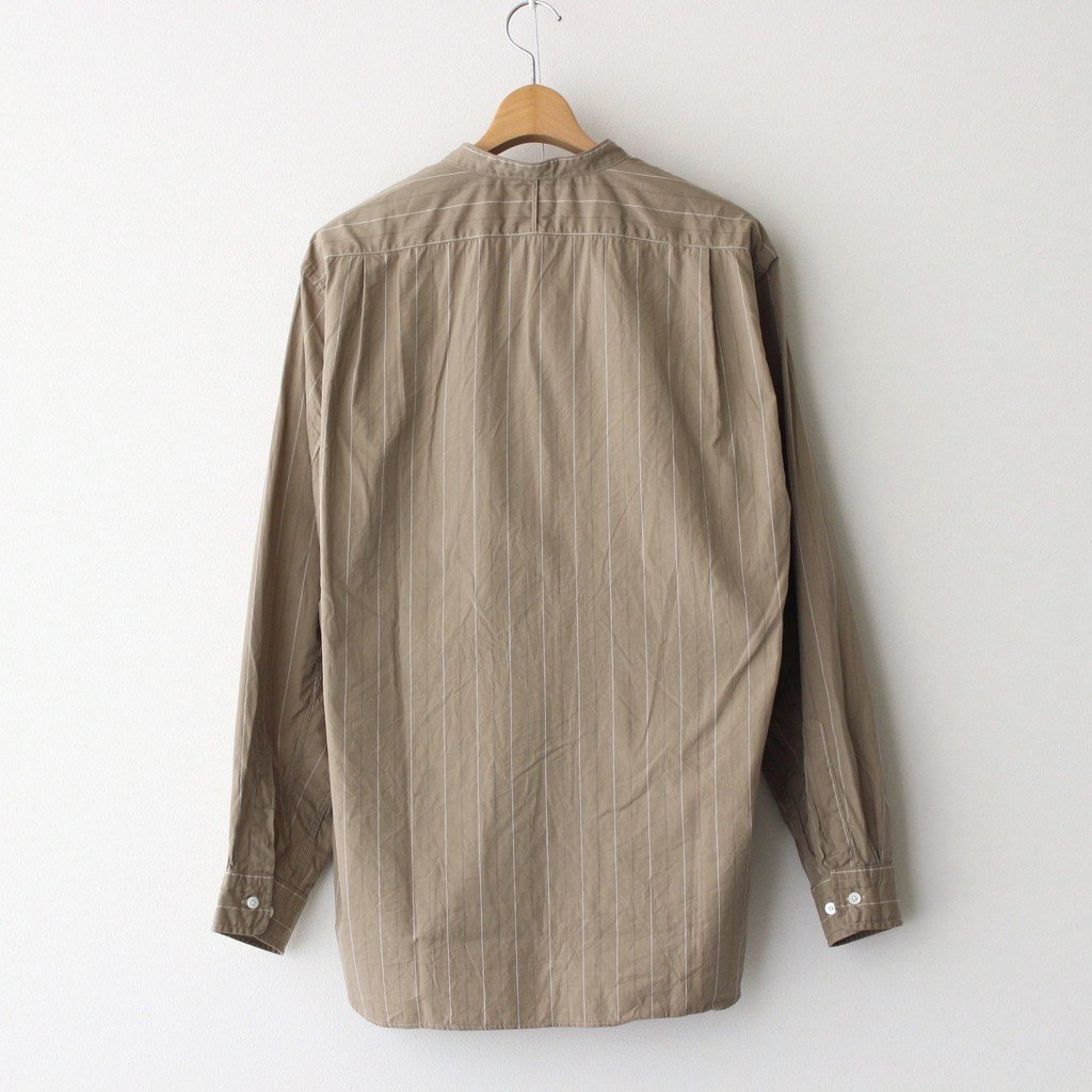 PHIGVEL MAKERS & Co. | フィグベル BAND COLLAR DRESS SHIRT #K.BEIGE