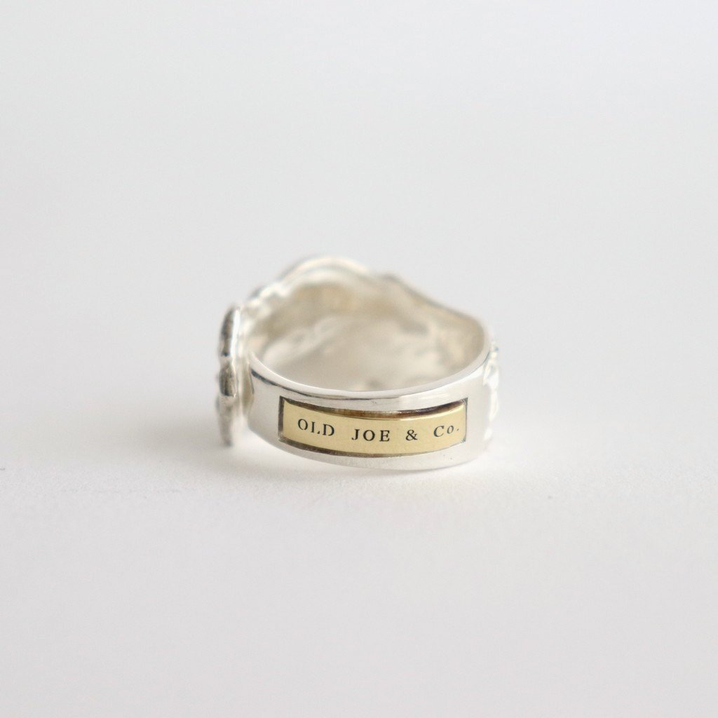 OLD JOE BRAND / IRIAN / SPOON RING SILVER/WHITE FINISH