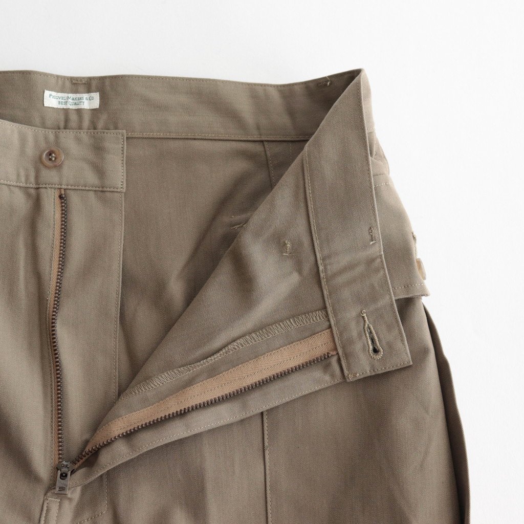 PHIGVEL MAKERS & Co. | フィグベル WIDE POCKET TROUSERS #TAUPE
