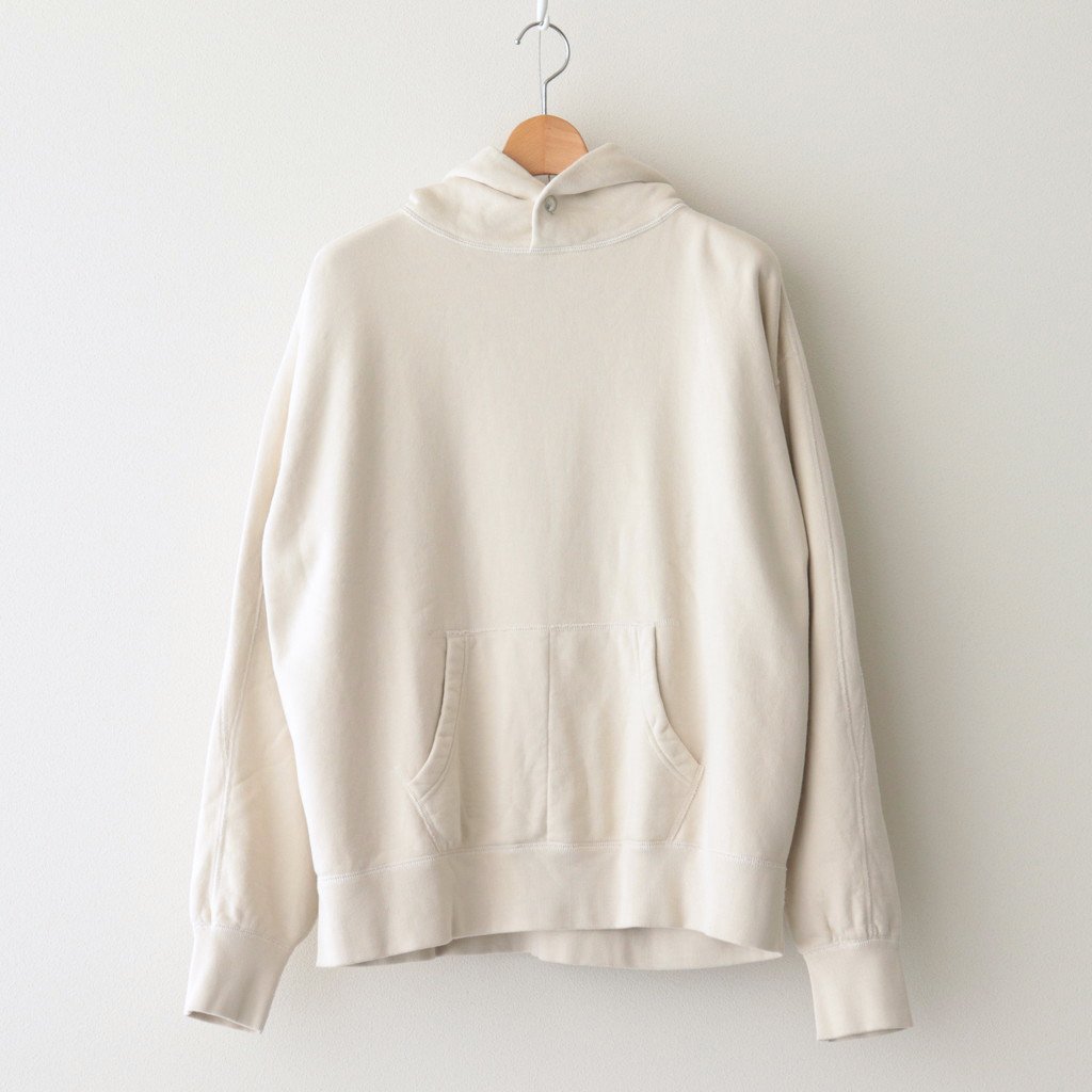 PHIGVEL MAKERS & Co. / MIL ATHLETIC HOODED SWEAT ECRU