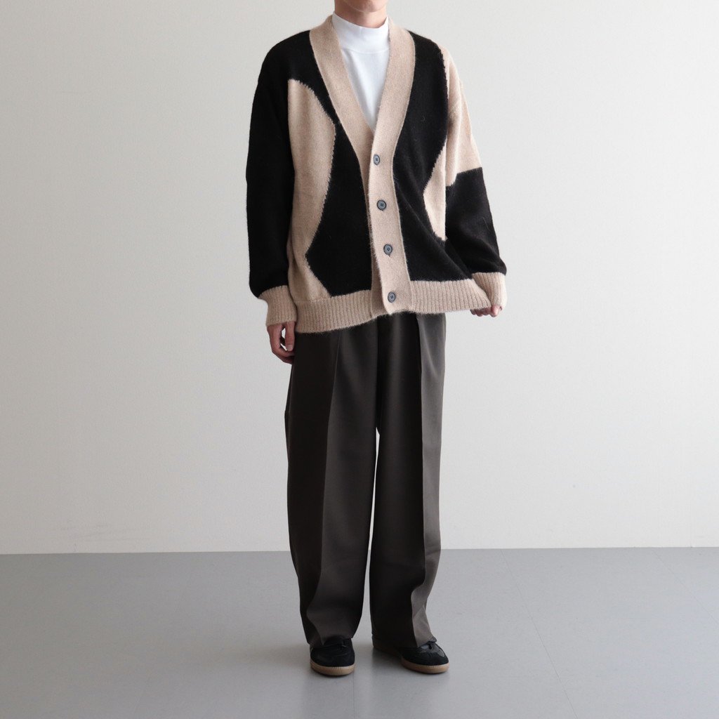 MARKAWARE | マーカウェア ALPACA CARDIGAN #N.BLACK [A22C-16SW03C]