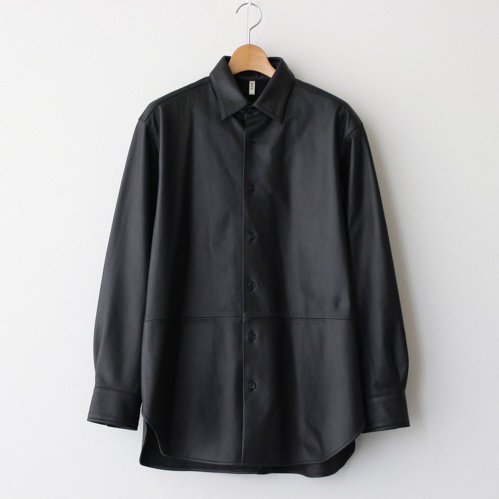 CCU レザー “NEAT” Regular Collar Shirt / 1 | ochge.org