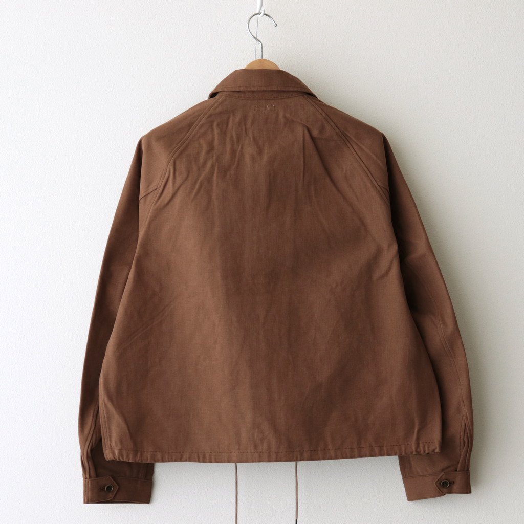 PHIGVEL MAKERS & Co. / DUCK CLOTH SPORTING JACKET RUSSET