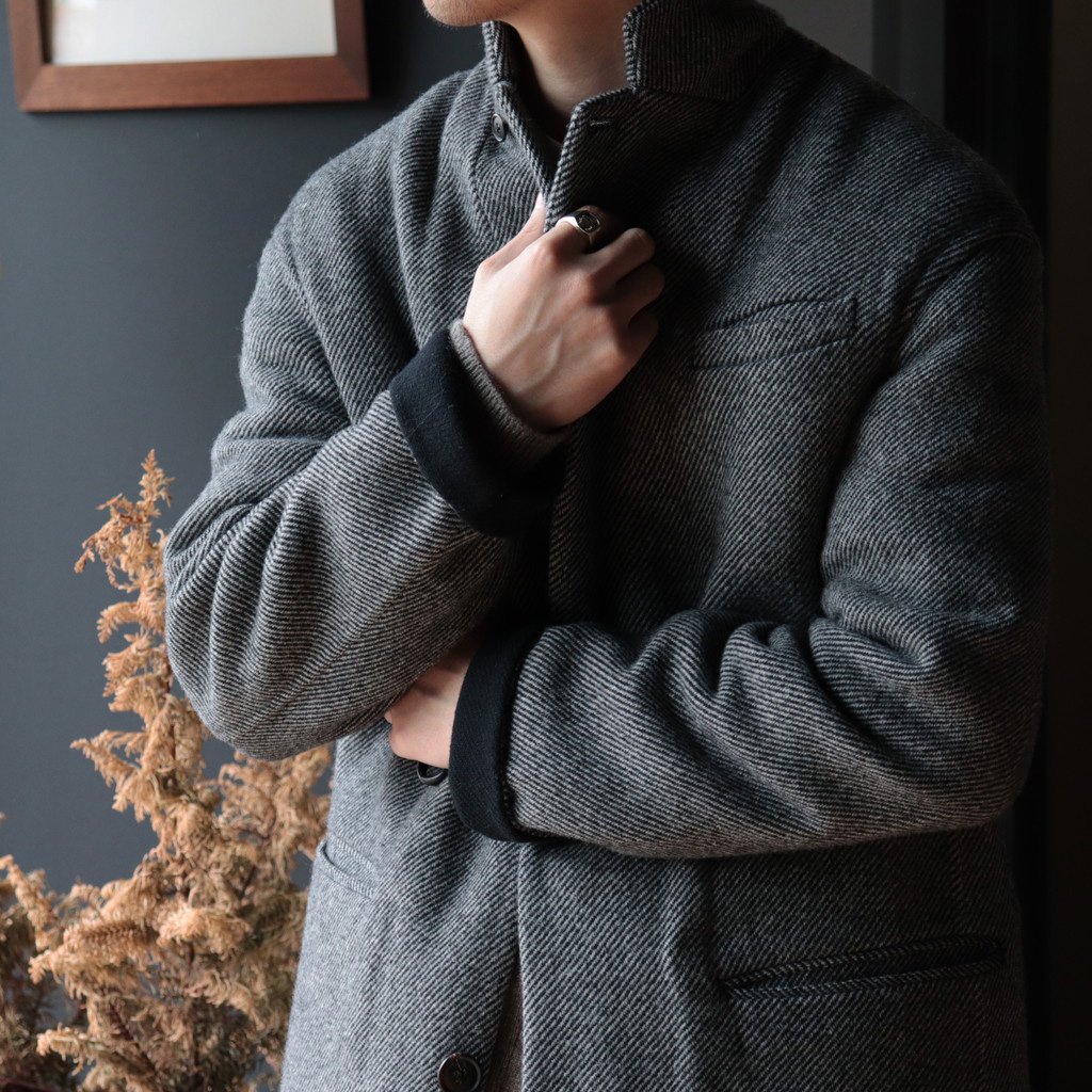 KIJI / RIVER JACKET COAT TWEED