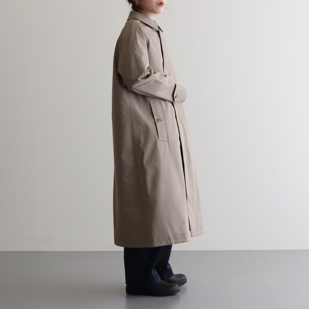 nanamica / 2L GORE-TEX SOUTIEN COLLAR COAT BEIGE