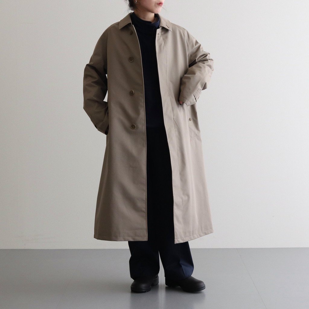 nanamica / 2L GORE-TEX SOUTIEN COLLAR COAT BEIGE