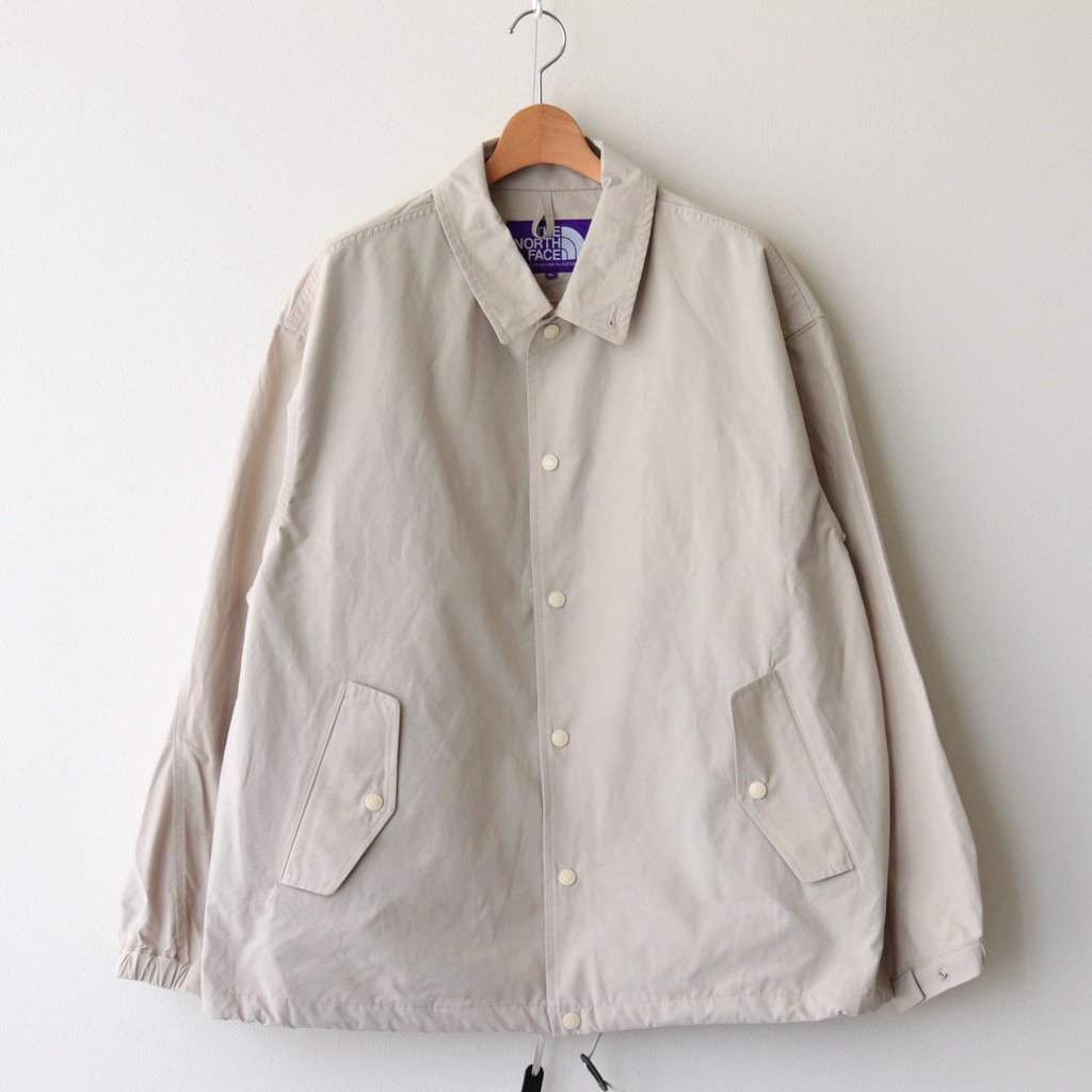 THE NORTH FACE PURPLE LABEL / MOUNTAIN WIND COACH JACKET LIGHT BEIGE