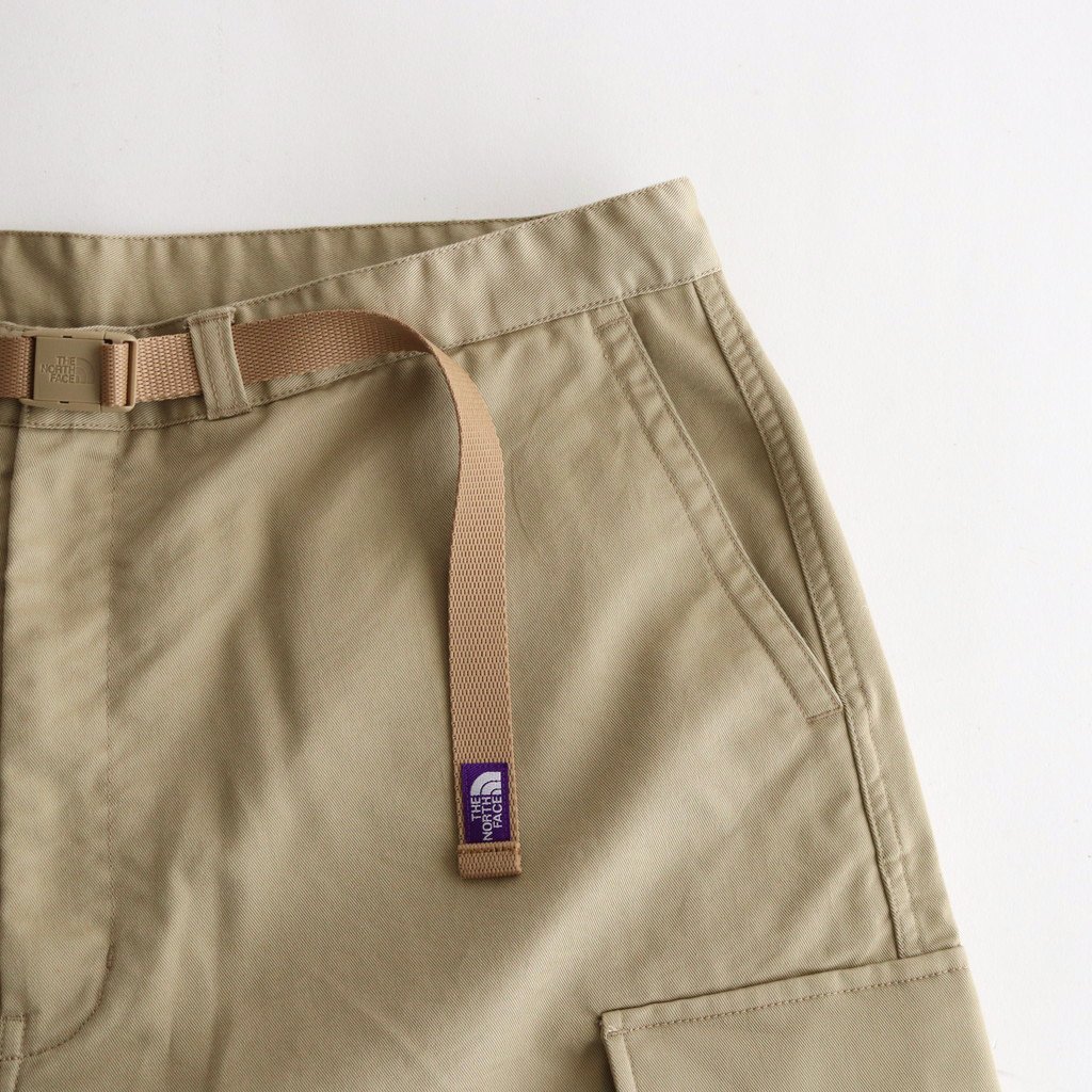 STRETCH TWILL CARGO SHORTS #BEIGE [NT4302N] _ THE NORTH FACE