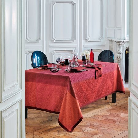 フランス ガルニエ・ティエボー 高級ジャカード織のテーブルクロス 