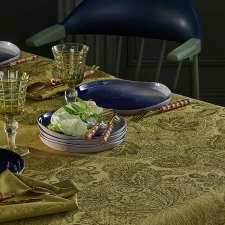 テーブルクロス グレー紫　ガルニエティエボー　6人掛け ガルニエティエボーSALE! お買い得商品 - テーブルクロス