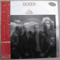 Queen / The Game (貴重白ラベル見本盤) (片面カラー歌詞カード入り