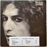 Bob Dylan / Hard Rain (Rare Promo White Label)