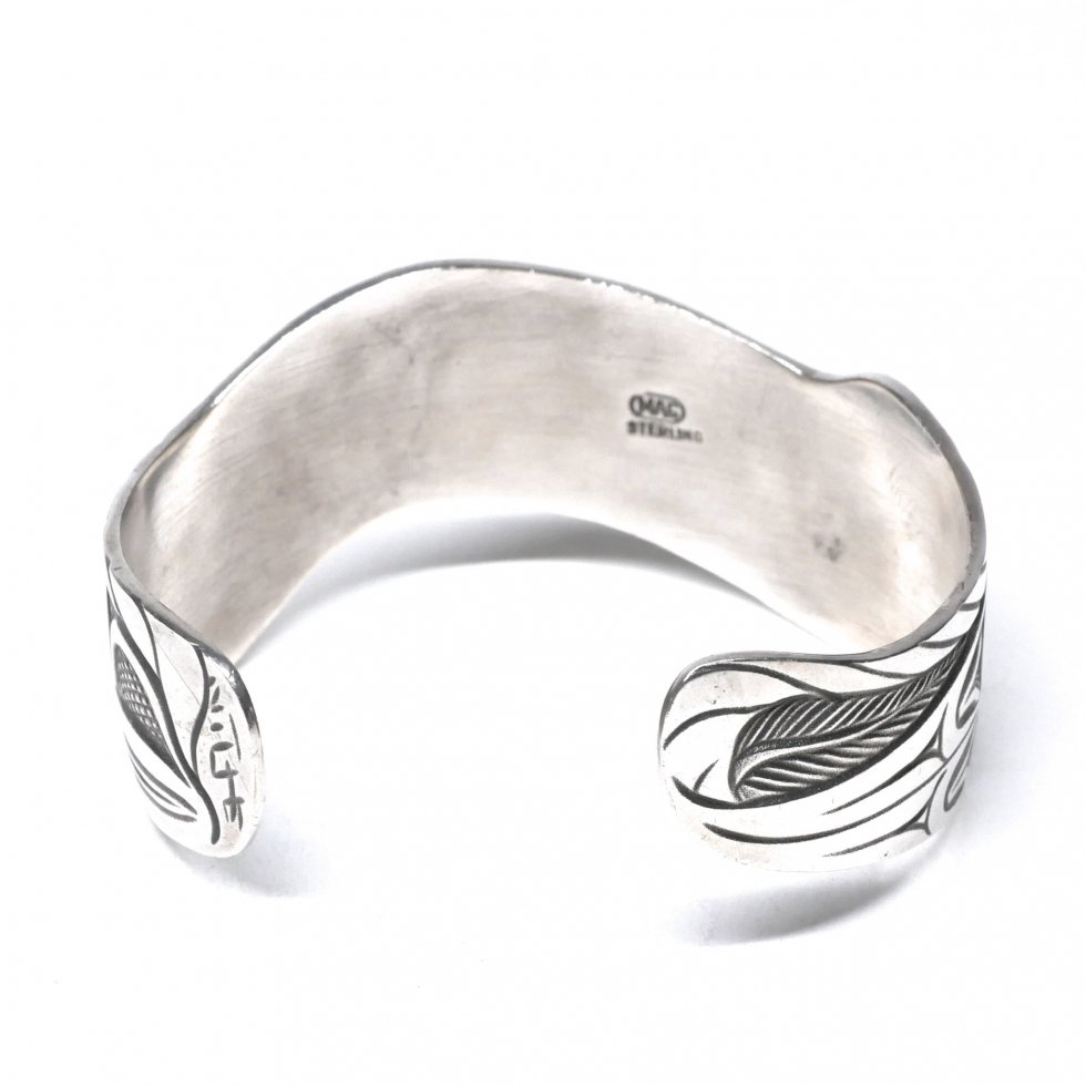 Vintage Jewelry / Vintage Northwest Coast Haida Raven Motif Bangle - OTHERS  to COLORS OnLine Shop