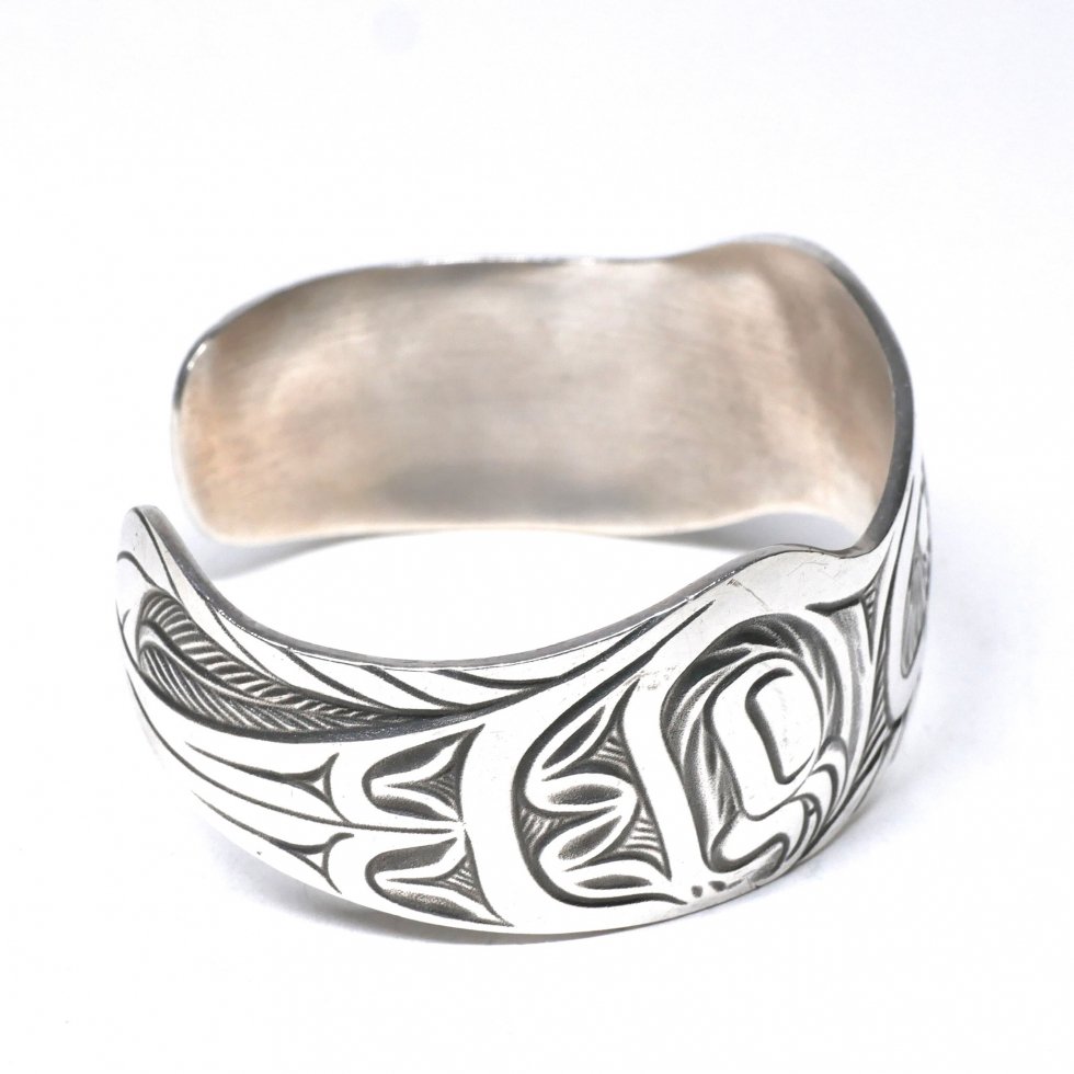 Vintage Jewelry / Vintage Northwest Coast Haida Raven Motif Bangle - OTHERS  to COLORS OnLine Shop