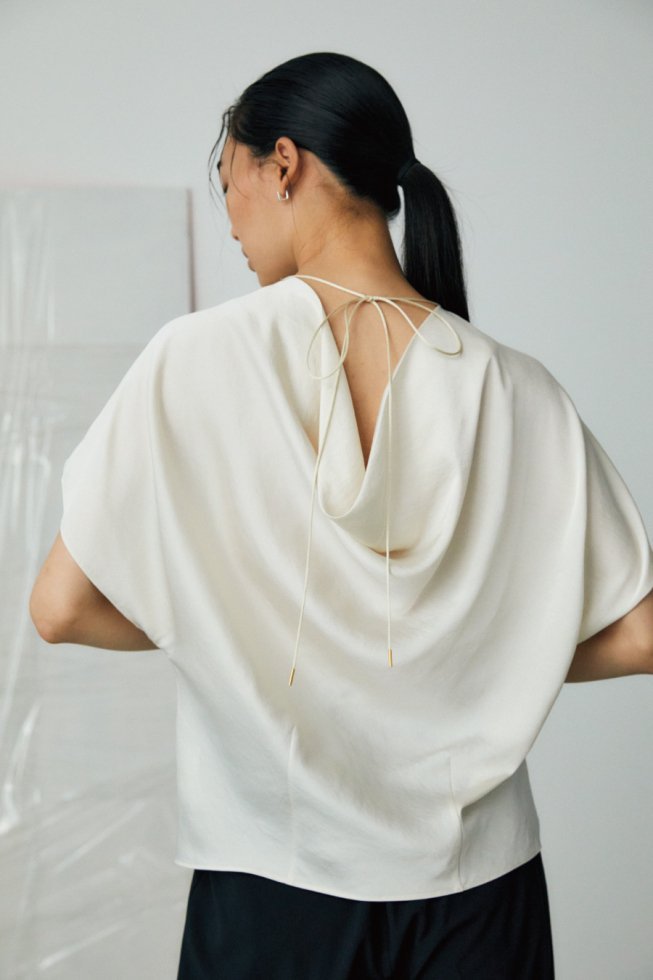 RIM.ARK / Back drape gloss tops - OTHERS to COLORS　OnLine Shop