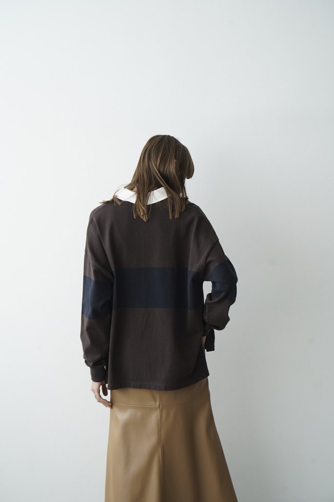 CLANE / DEEP NECK WIDE RUGBY SHIRT - OTHERS to COLORS OnLine Shop