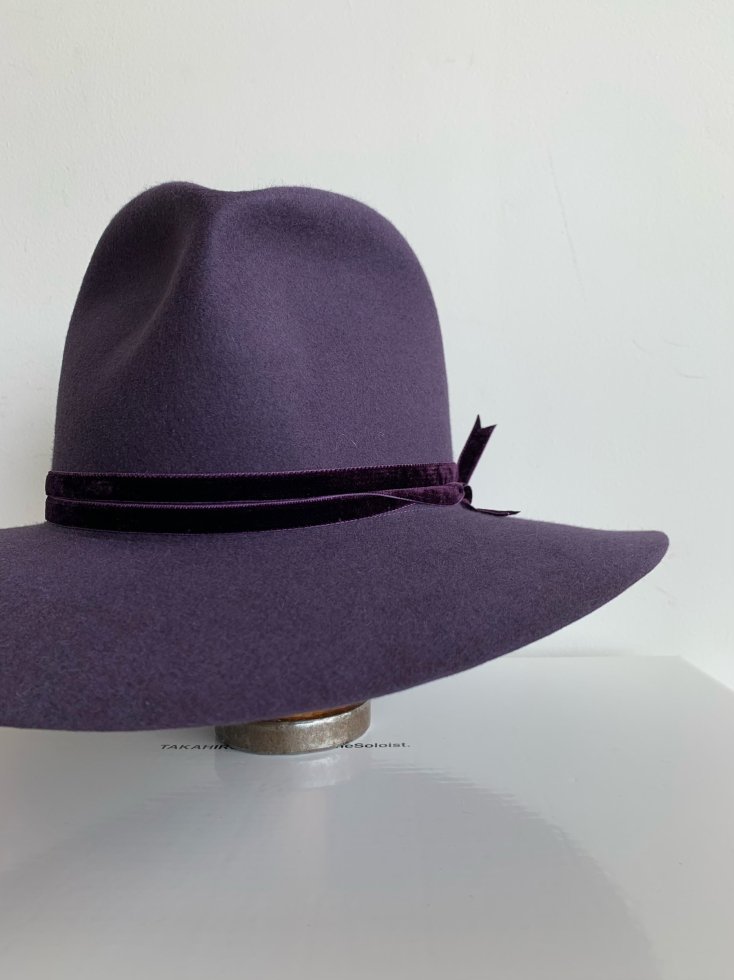 TAKAHIROMIYASHITATheSolist / nobled hat / velvet ribbon - OTHERS