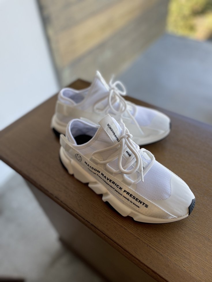 MAISON MAVERICK PRESENTS / NEW Dad Sneakers WHITE - OTHERS to COLORS OnLine  Shop