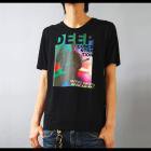 【Noble】レーヨン混合・カラーフォトプリント半袖Tシャツ　-DEEP-