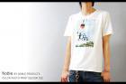 【Noble】レーヨン混合・カラーフォトプリント半袖Tシャツ　-SWUNG-
