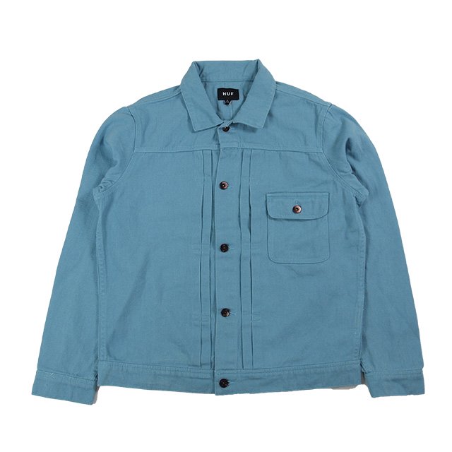 blue twill jacket