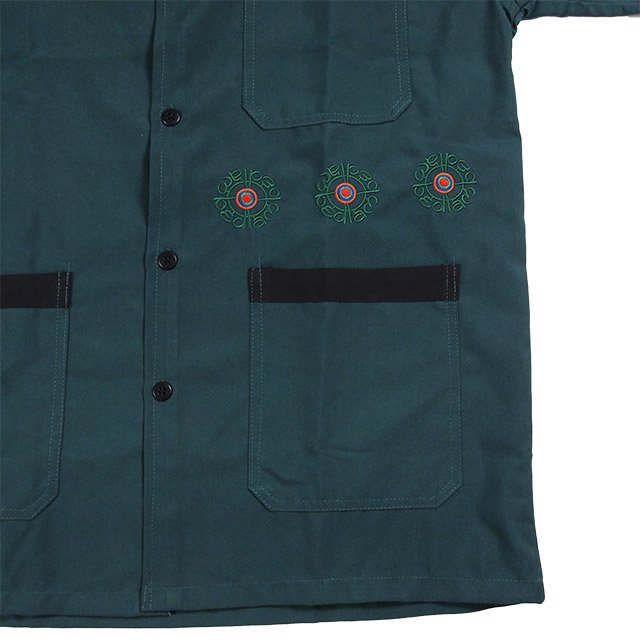 bedlam INDIA WORK SHIRT GREENカラーグリーン - シャツ