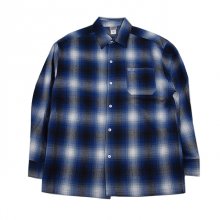 <img class='new_mark_img1' src='https://img.shop-pro.jp/img/new/icons50.gif' style='border:none;display:inline;margin:0px;padding:0px;width:auto;' />CALTOP   FL PLAID LONG SHIRT ROYAL BLUE&WHITE