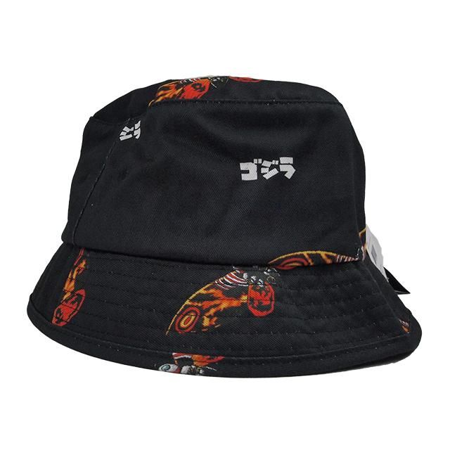 HUF X GODZILLA MOTHRA BUCKET HAT BLACK - IMART ONLINE SHOP