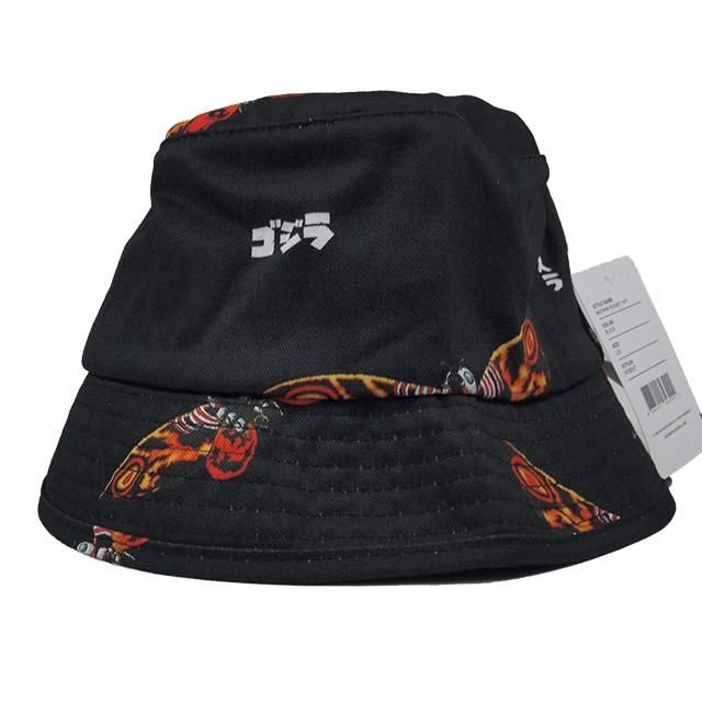 HUF X GODZILLA MOTHRA BUCKET HAT BLACK - IMART ONLINE SHOP