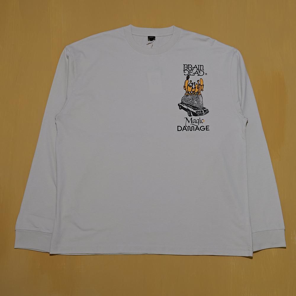 BRAIN DEAD☆長袖 Tシャツ Magic Damage Brain Dead - Magic Damage Long Sleeve | HBX - Globally