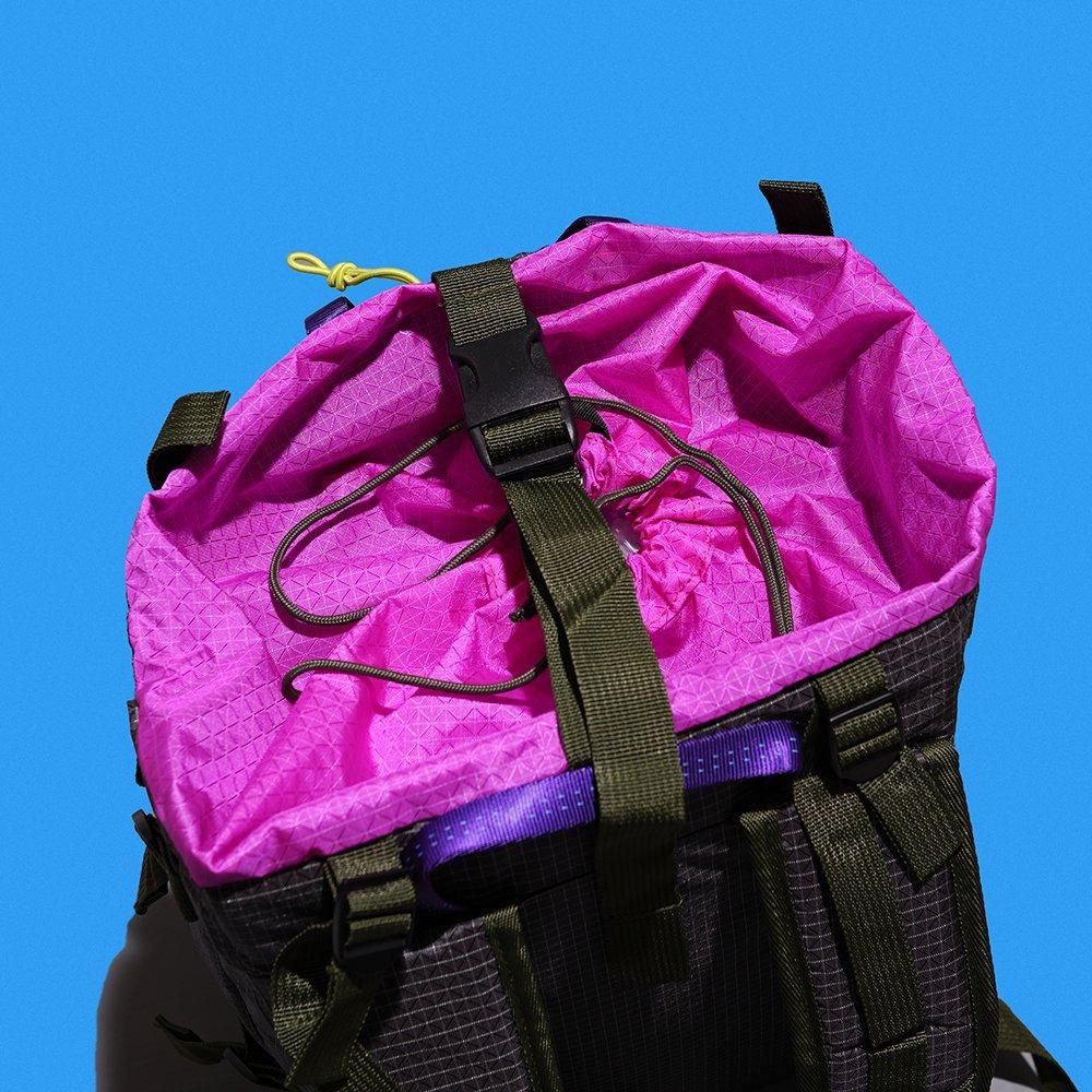 braindead バックパック オレンジ・パープル BRAIN DEAD(ブレイン