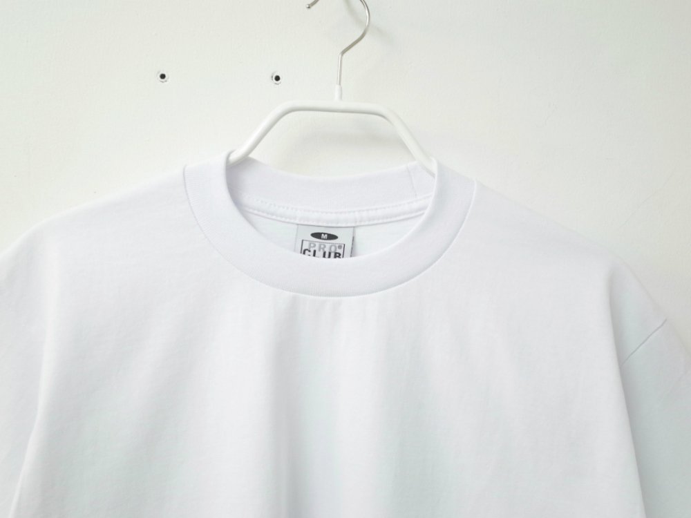 PRO CLUB  6.4オンス　ヘビーウェイトコットン　L/S Tシャツ white
