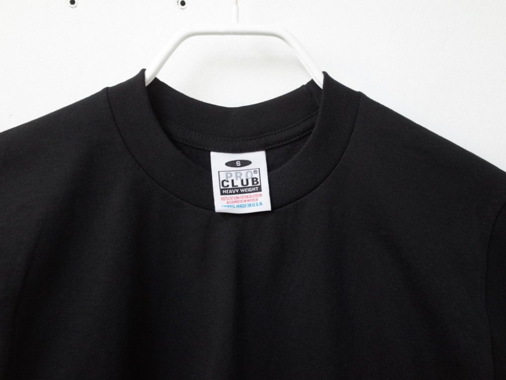 PRO CLUB  6.4オンス　ヘビーウェイトコットン Tシャツ black