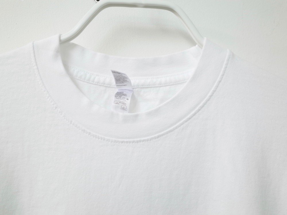 LOS ANGELES APPAREL  ガーメントダイ 6.5オンス  L/S Tシャツ　USA製 white