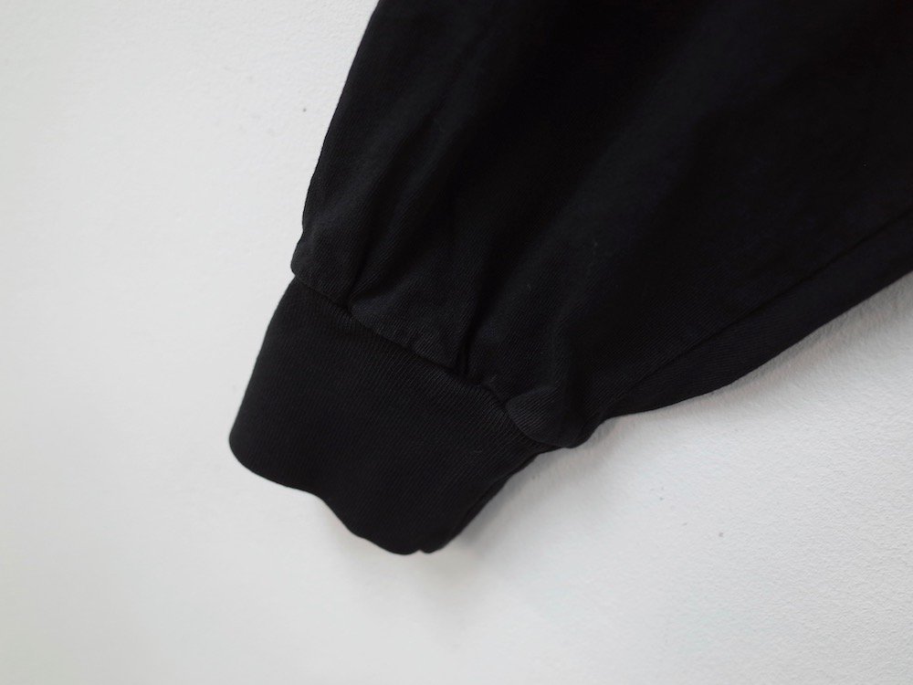 LOS ANGELES APPAREL  ガーメントダイ 6.5オンス  L/S Tシャツ　USA製 black