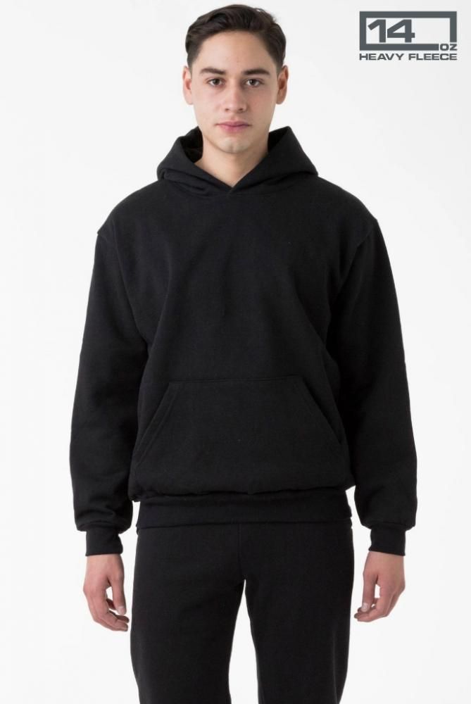 LOS ANGELES APPAREL 14オンス スウェットパーカ USA製 black LOS ANGELES APPAREL 14オンス スウェットパーカ USA製 black