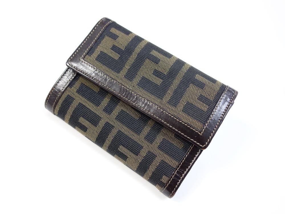 FENDI フェンディ ズッカ柄 三つ折り財布 MADE IN ITALY USED - SOTA JAPAN ONLINE SHOP