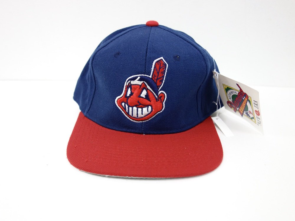 Vintage 90s Cleveland Indians New Era Diamond Collection MLB Fitted 