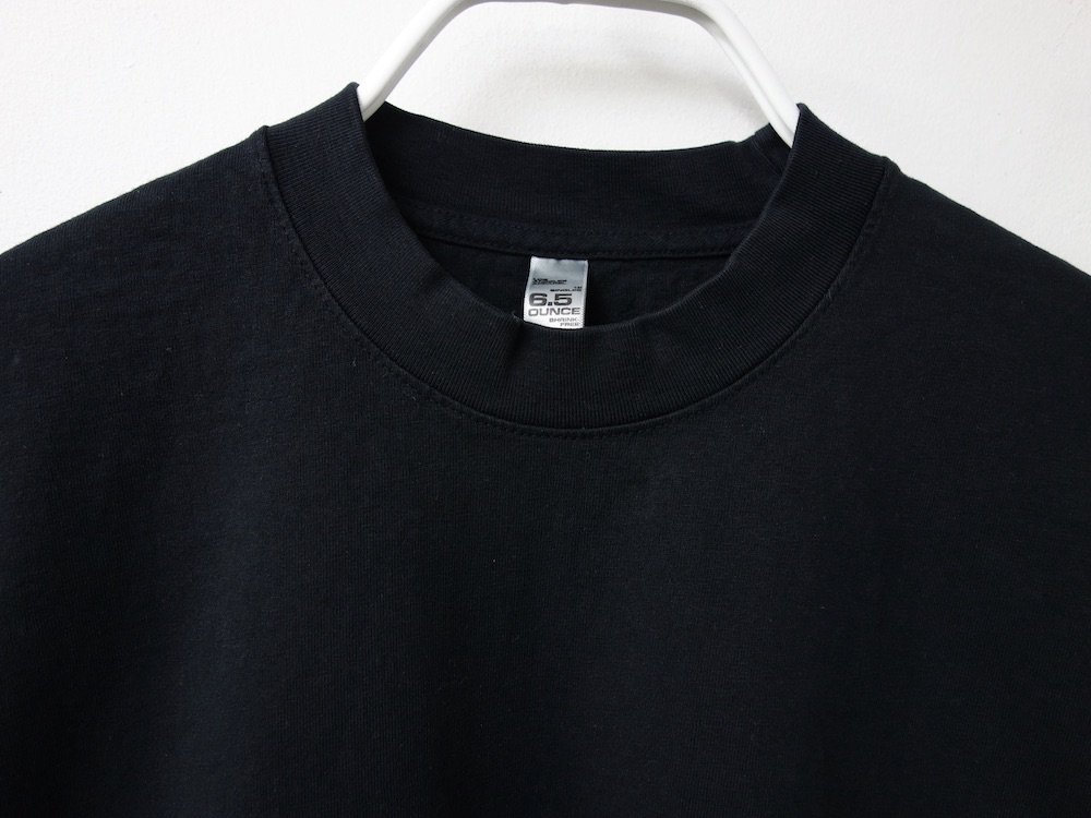LOS ANGELES APPAREL  ガーメントダイ 6.5オンス  Tシャツ　USA製 black